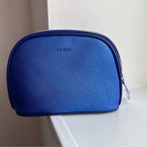 NEW La Mer Cosmetic/Make-up Bag: Royal Blue